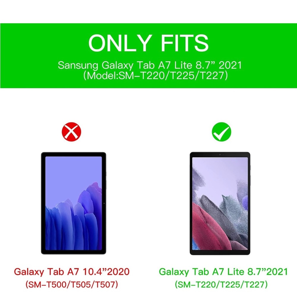 PIMOFEE Backlit Keyboard Case for Samsung-Galaxy-Tab A7 Lite 8.7"